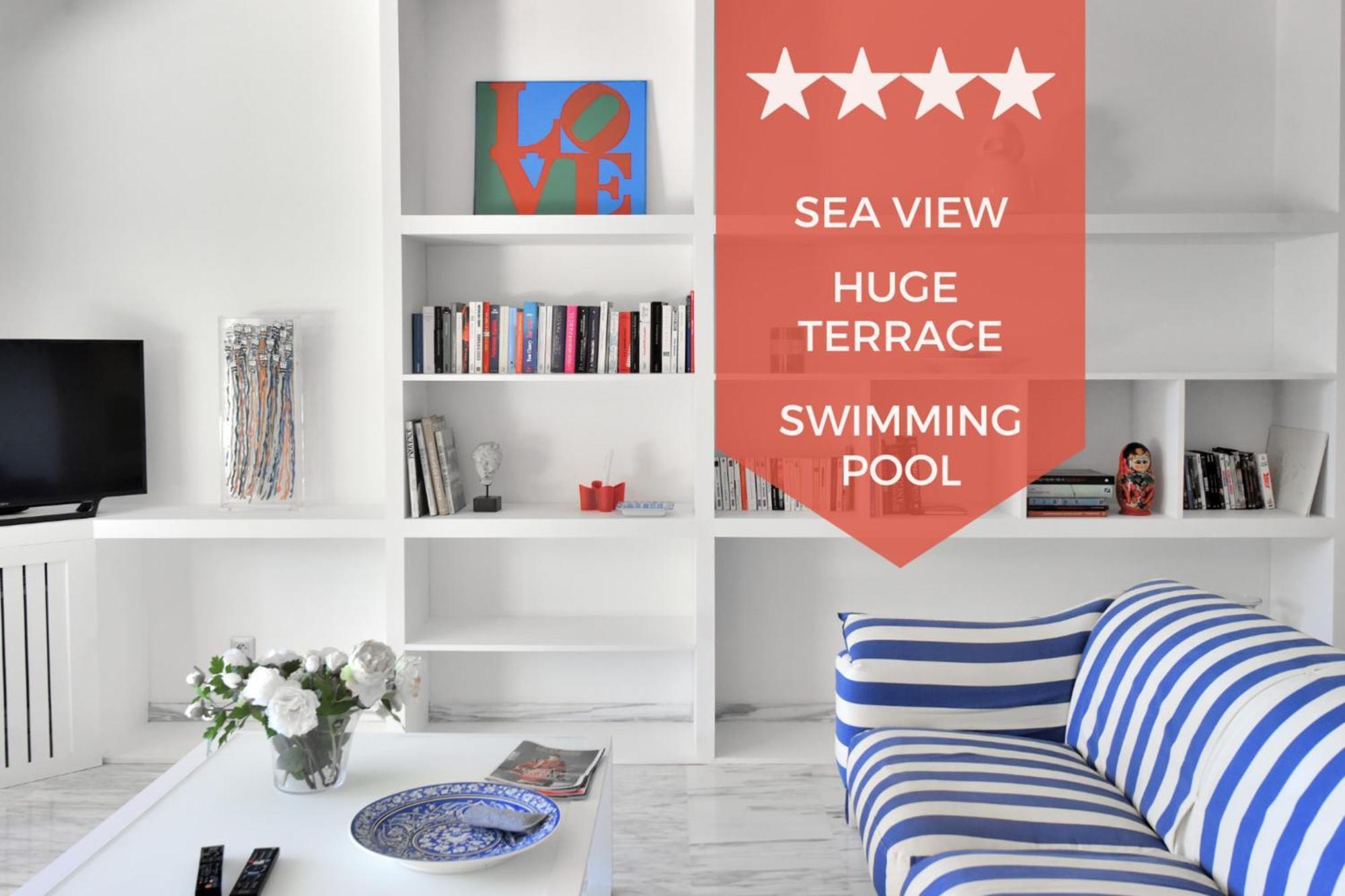 Stunning 3-br With Large Terrace And Pool Apartment